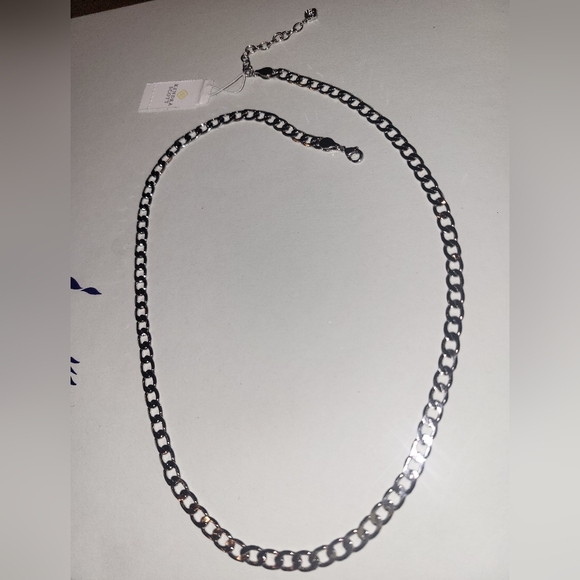 Kendra Scott Ronnie Link Chain Rhodium Plated Brass NWT. - Picture 6 of 9